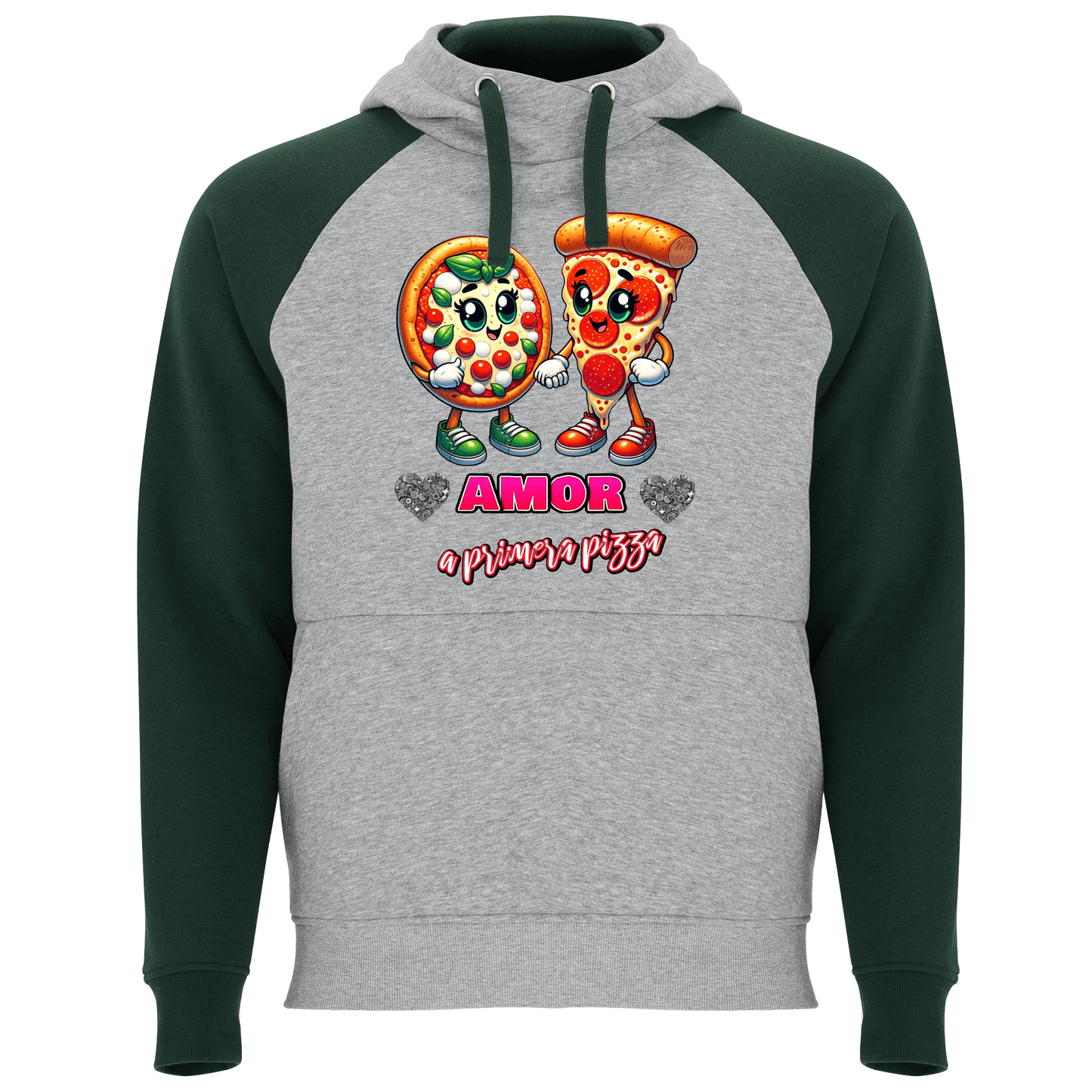 SUDADERA CON CAPUCHA ENAMORADOS