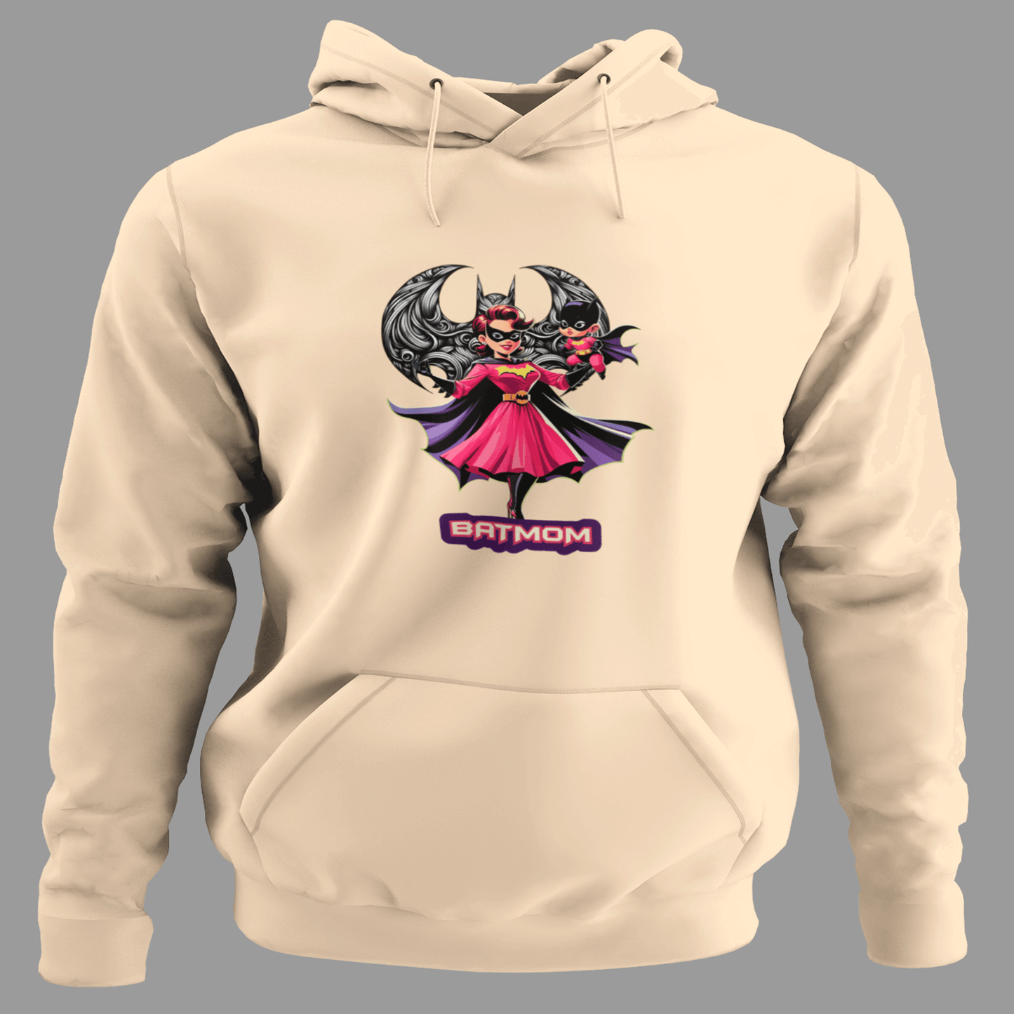 Sudadera "BatMom" - Para las Mamás que Son Auténticas Heroínas