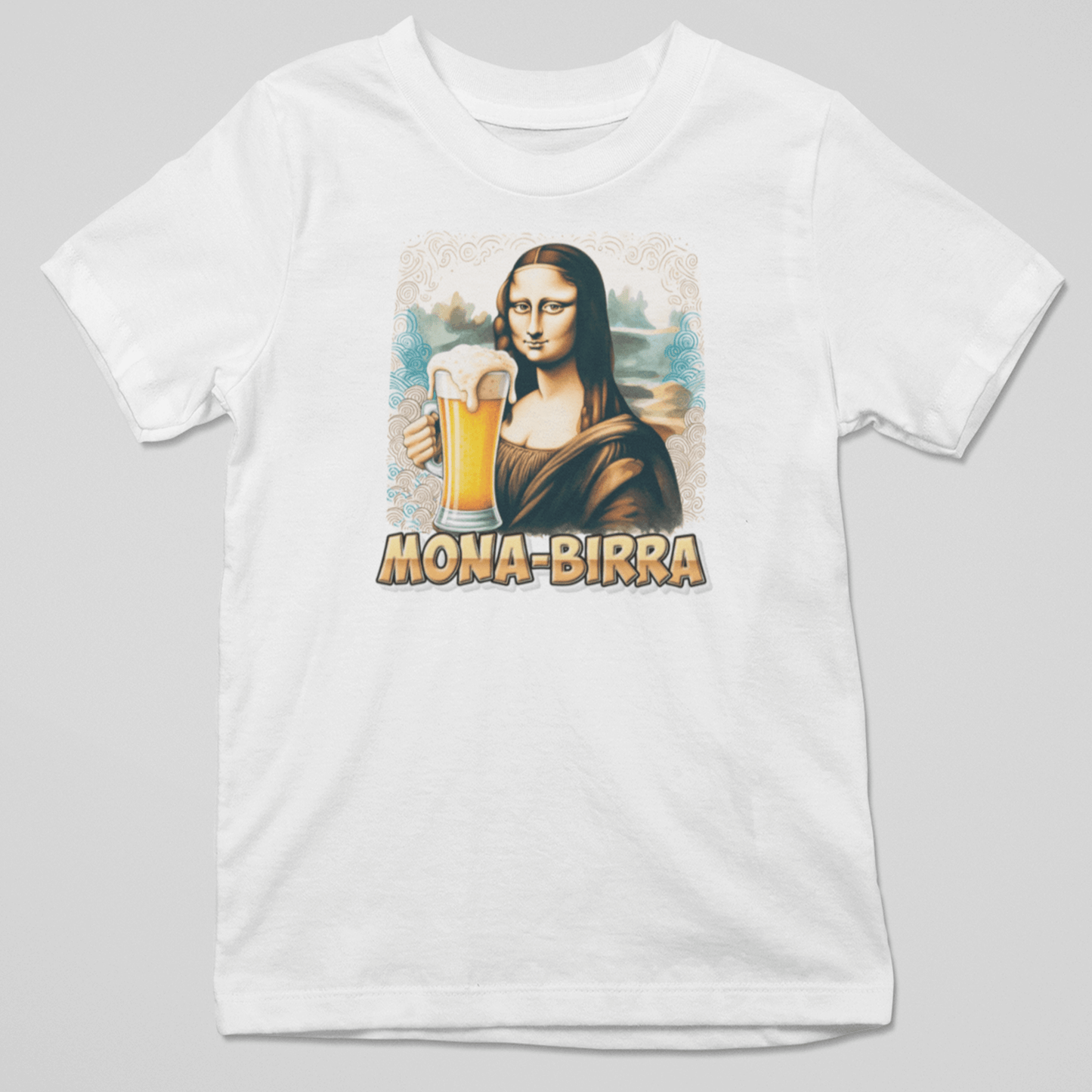 Camiseta "Mona-Birra": Arte y Cerveza en su Máxima Expresión