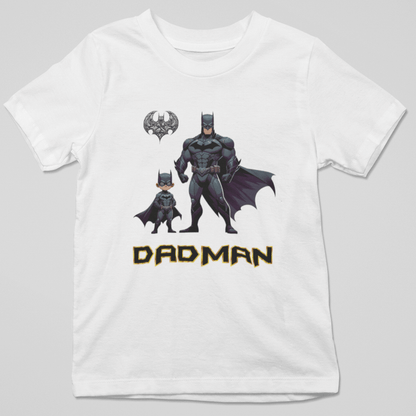 Camiseta "Dadman" - ¡Para los Super Papás y Sus Pequeños Héroes! 🦇