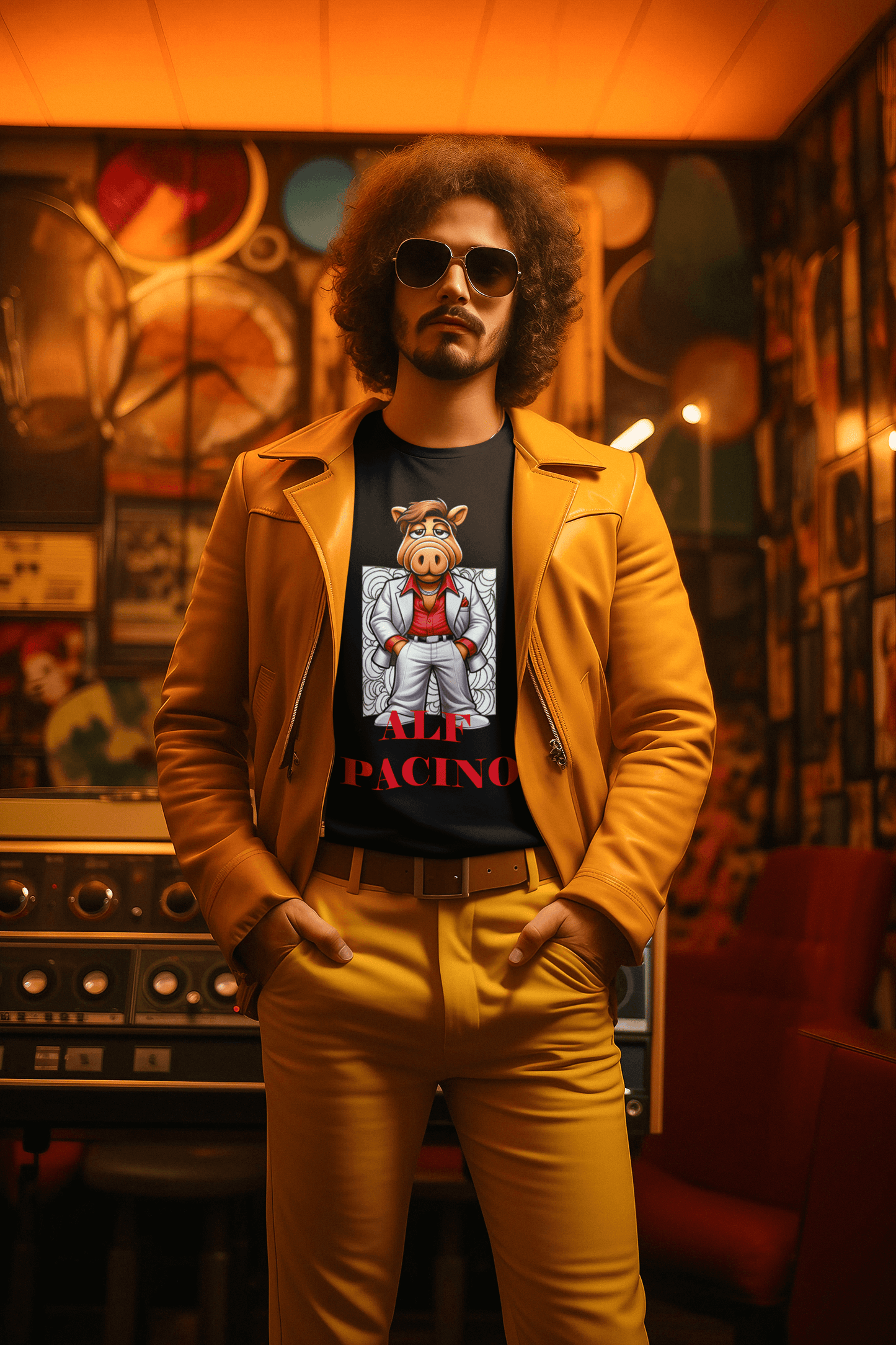 Camiseta "ALF Pacino" - ¡El encuentro épico entre el cine clásico y el humor extraterrestre!

Si eres fan del cine y te encanta el humor con un toque retro, la camiseta "ALF Pacino" es la prenda perfecta para ti. Con un diseño que mezcla al icónico personaje de ALF con la leyenda del cine, Al Pacino, esta camiseta es un regalo original y divertido que no pasará desapercibido.

Características de la camiseta:
100% algodón, suave y cómoda, perfecta para llevar en cualquier ocasión.
Diseño único que combina el