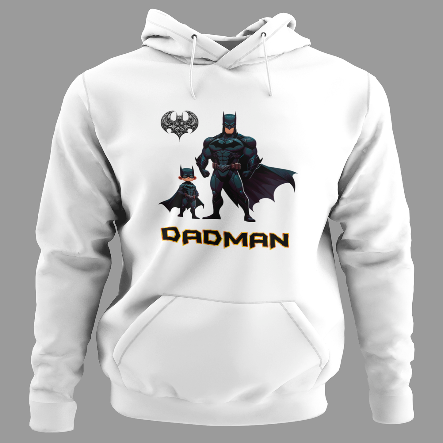 Sudadera "Dadman" - ¡Para los Papás Héroes y Sus Mini Superhéroes! 🦇