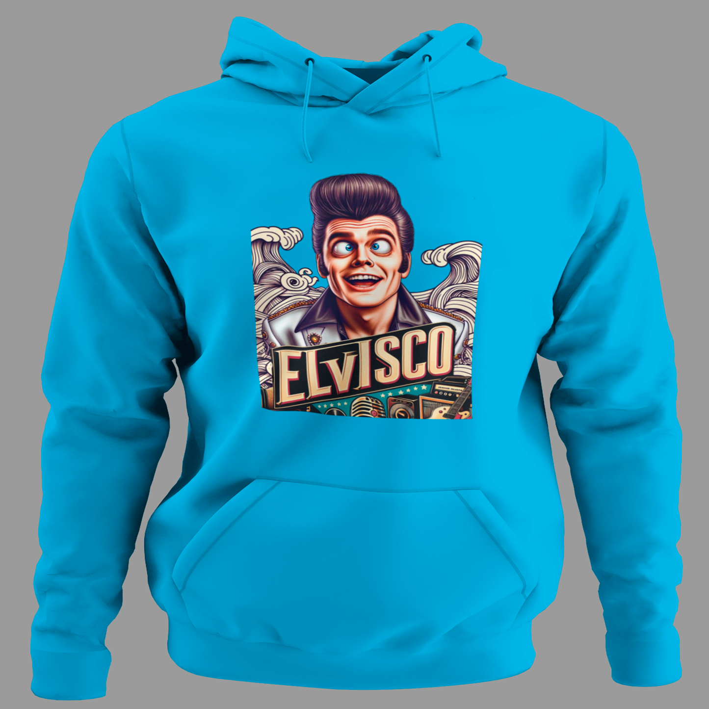 Sudadera "Elvis Retro" - Diseño Divertido para Fans del Rock &amp; Roll y el Estilo Vintage 🎸