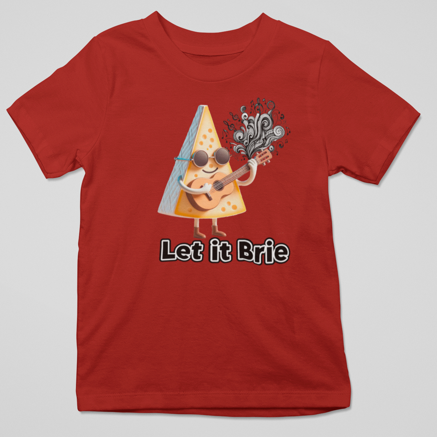 Camiseta "Let it Brie": Un Clásico del Queso y la Música