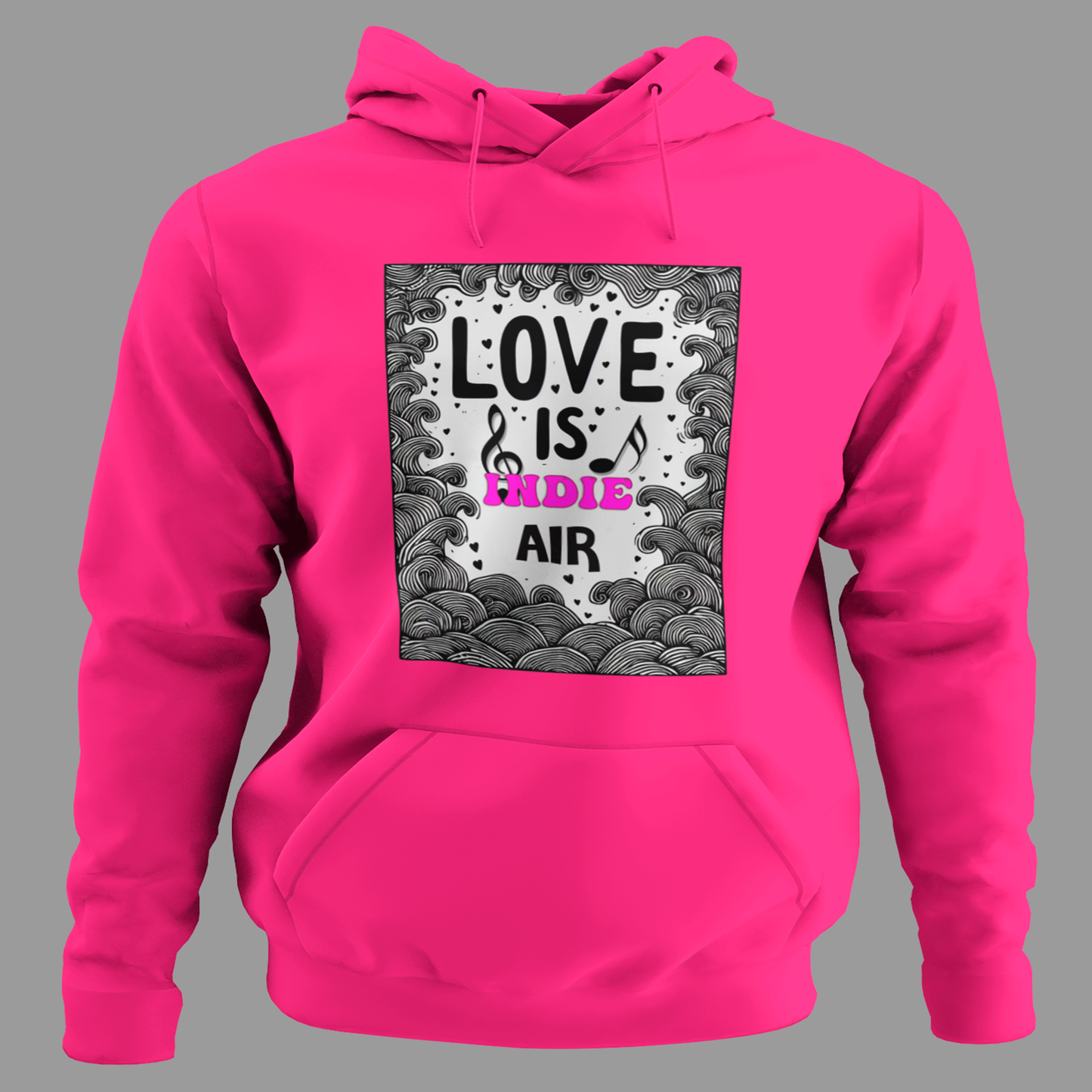 Sudadera "Love is Indie Air": Un Romance Indie en el Aire