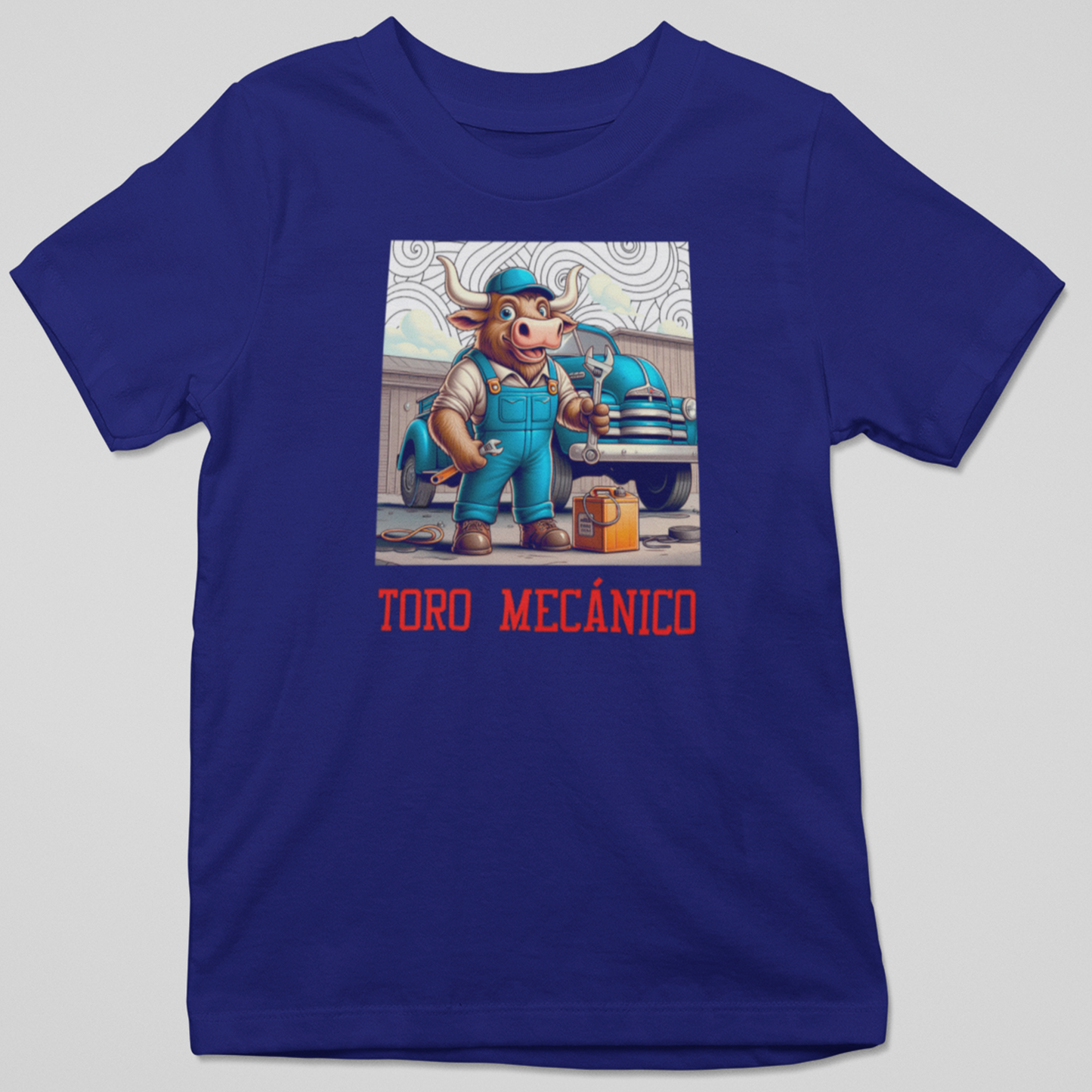 Camiseta "Toro Mecánico" - ¡Para los Apasionados de la Mecánica! 🔧🐂