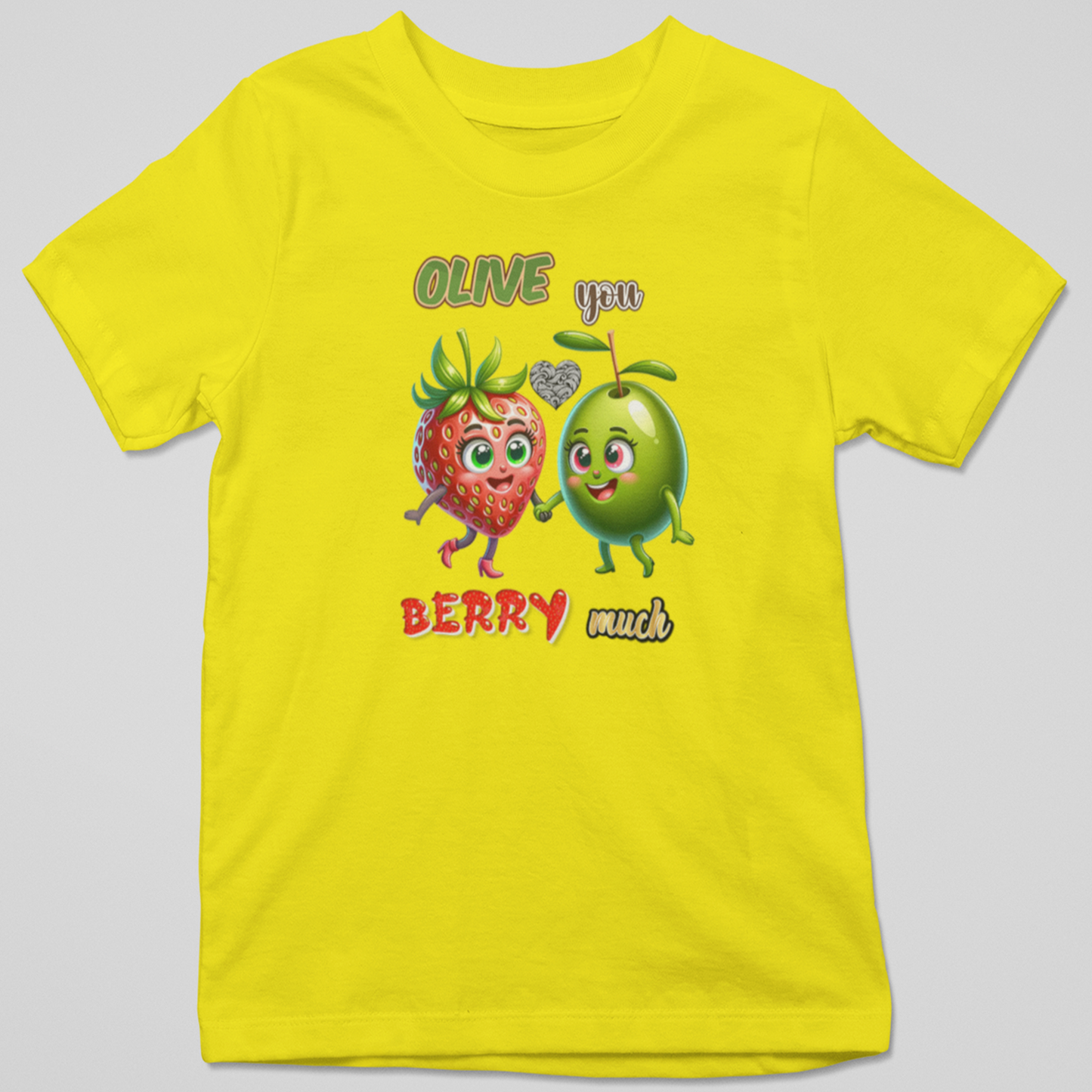 Camiseta "Olive You Berry Much": ¡Dulce y Divertida!