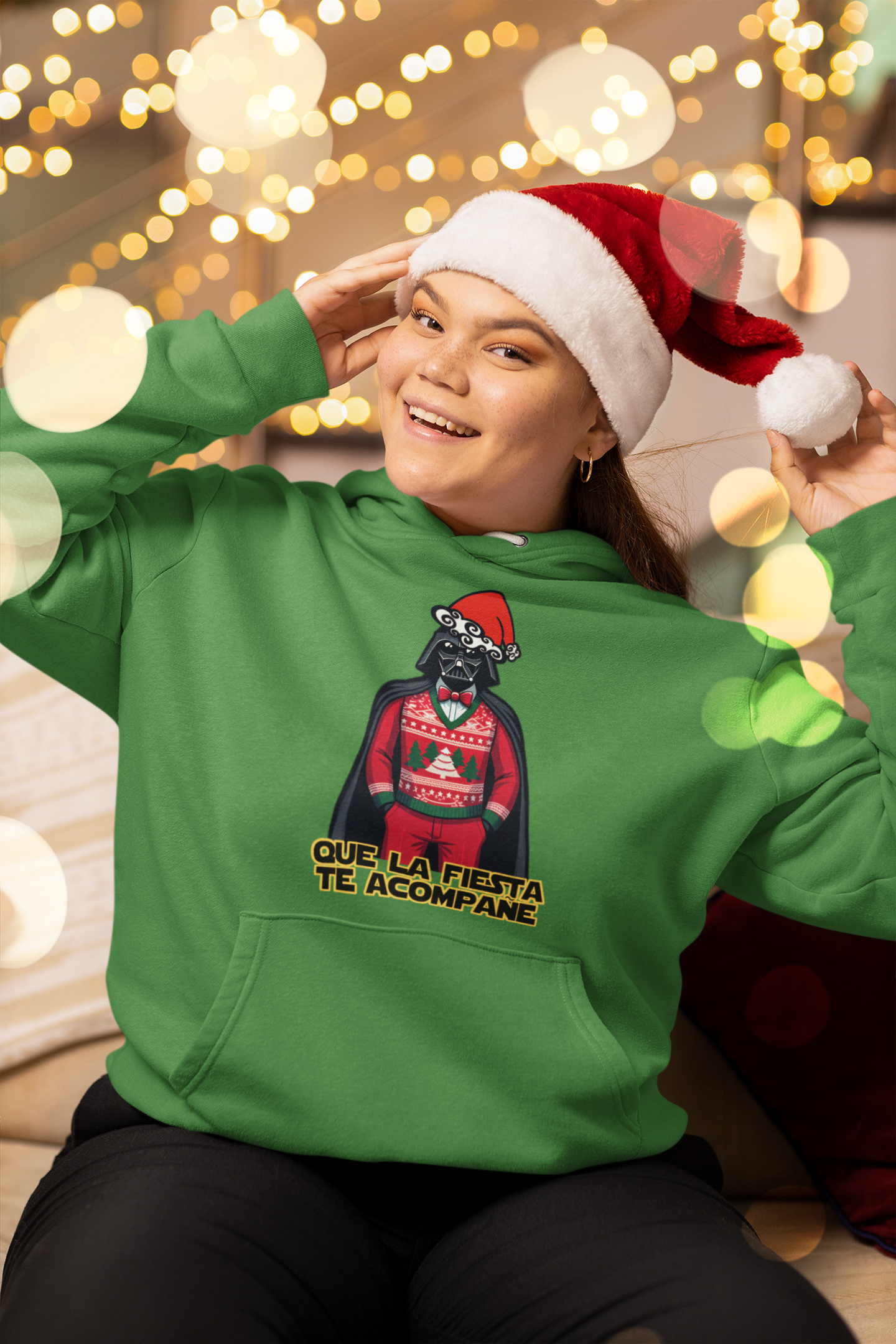 Sudaderas navideñas divertidas
Sudaderas de cultura pop
Moda navideña original
Regalos de Navidad para fans de la ciencia ficción
Sudaderas unisex para Navidad