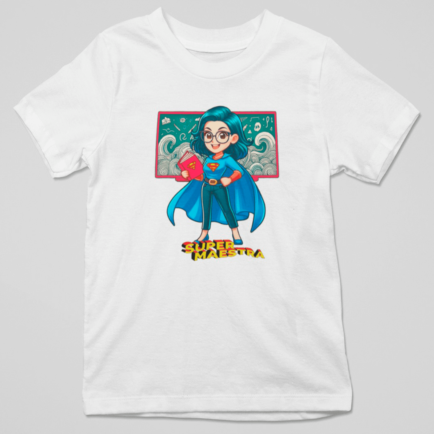 camiseta manga corta maestra