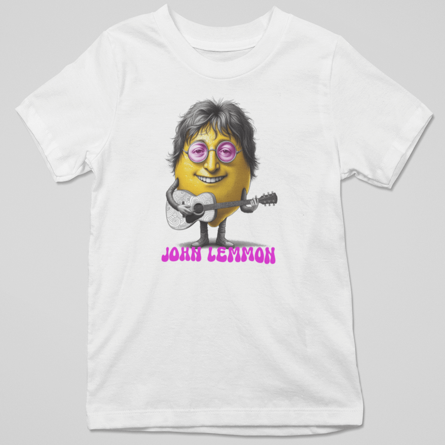 Camiseta "John Lemmon": Humor Cítrico con un Toque Musical