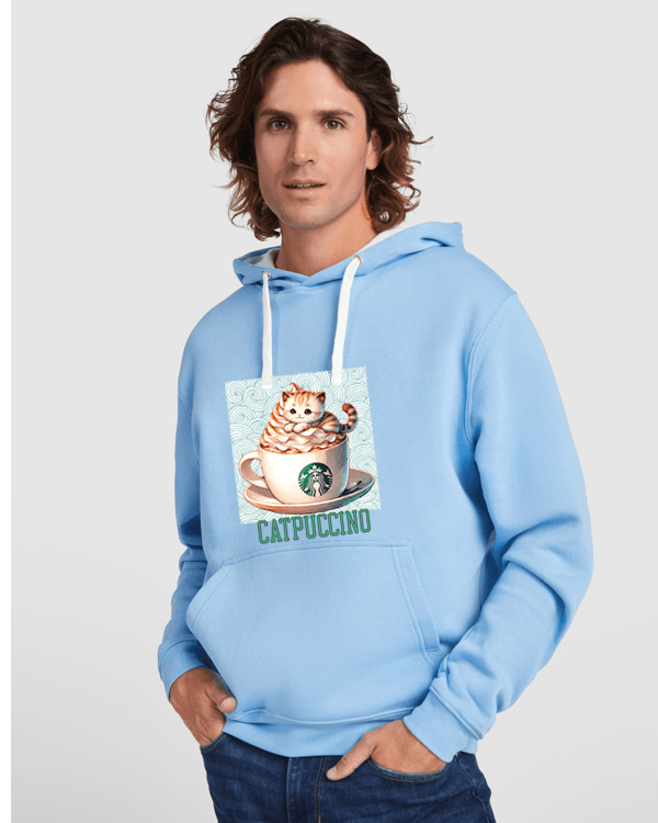 Sudadera con capucha hombre CATPUCCINO STARWAYTOHELEN