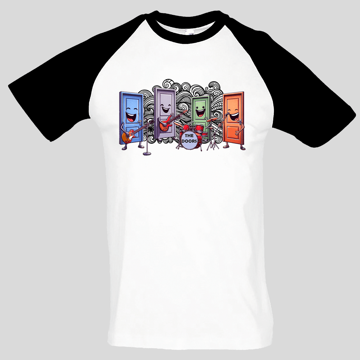 Camiseta "The Doors" - Diseño Divertido de Puertas Musicales 🎸🚪