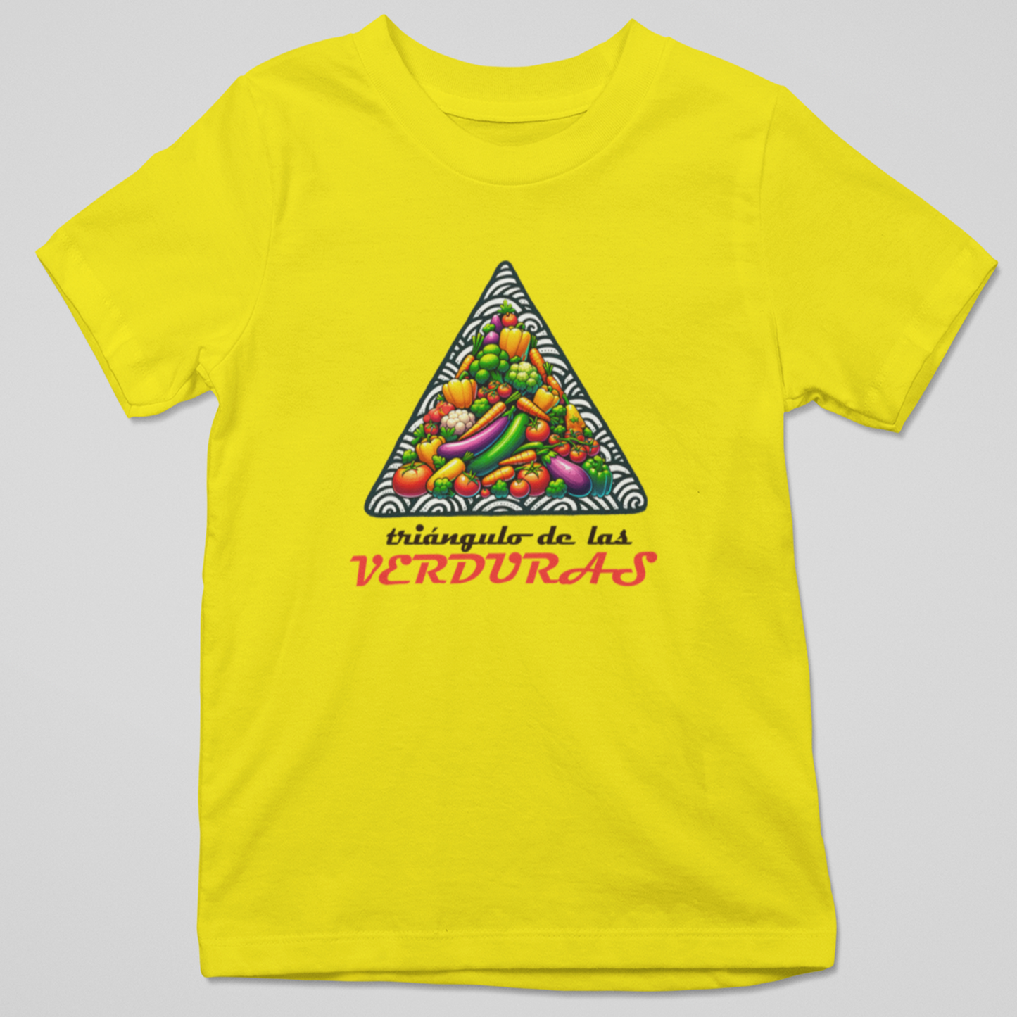 Camiseta "Triángulo de las Verduras" - ¡Para los Amantes de lo Verde y Saludable! 🥦🍆