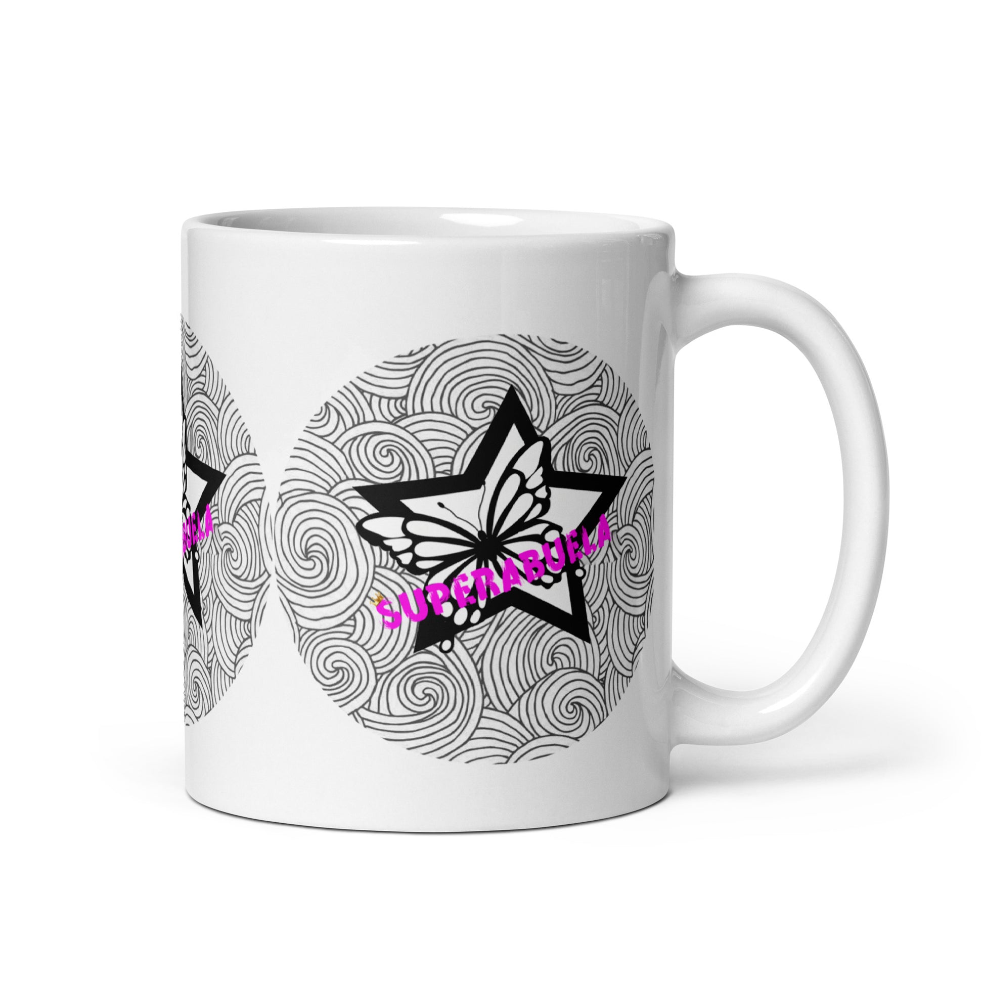 Taza blanca SUPERABUELA - STARWAYTOHELEN