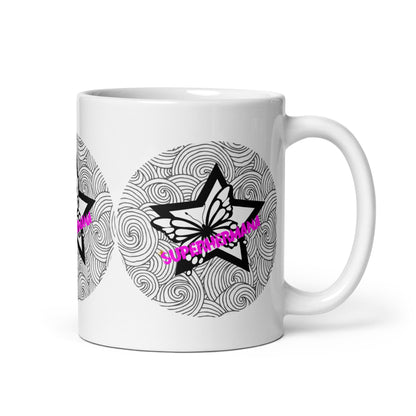 Taza blanca SUPERHERMANA - STARWAYTOHELEN