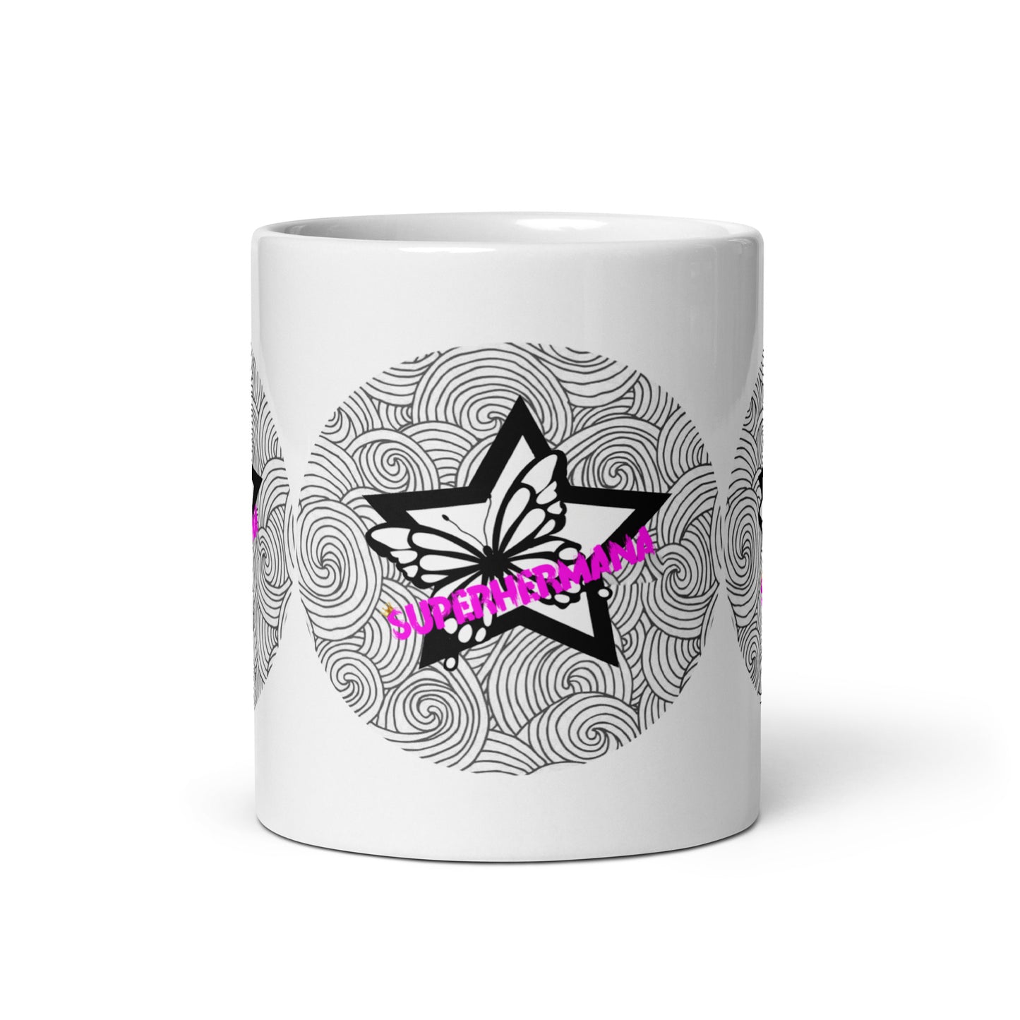 Taza blanca SUPERHERMANA - STARWAYTOHELEN