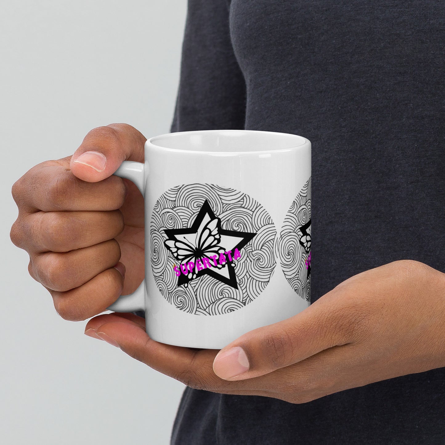 Taza blanca SUPERTATA - STARWAYTOHELEN