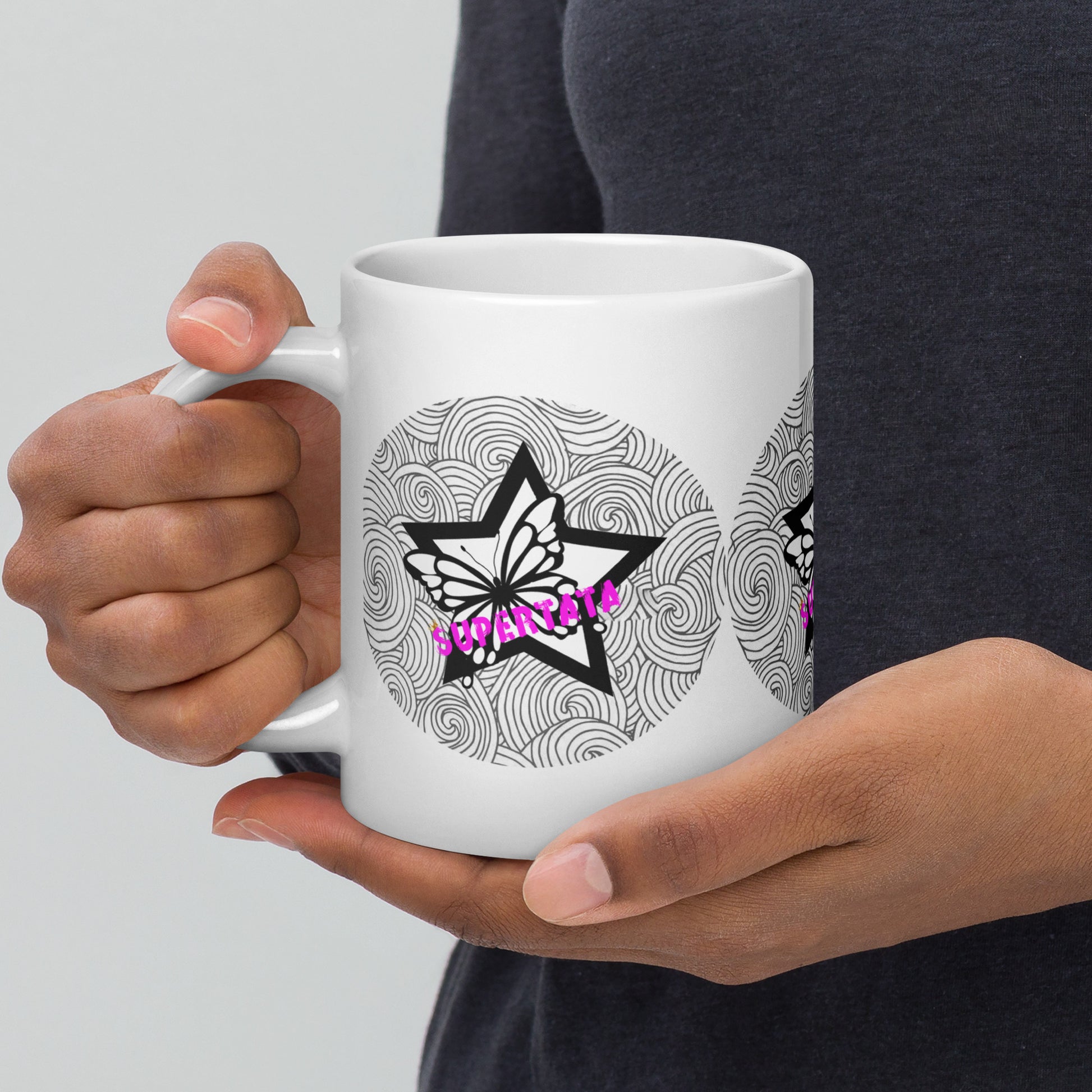 Taza blanca SUPERTATA - STARWAYTOHELEN