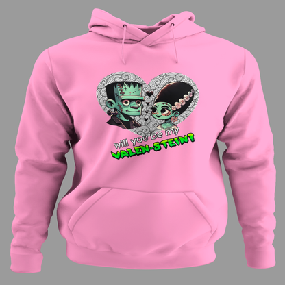 Sudadera "Will You Be My Valen-Stein?" - Para un Amor Monstruosamente Especial