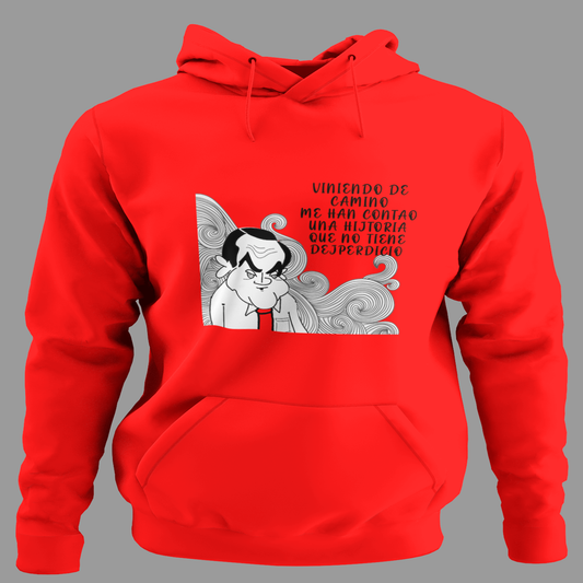 Sudadera "Historia Que No Tiene Desperdicio" - Humor Sarcástico en Ropa