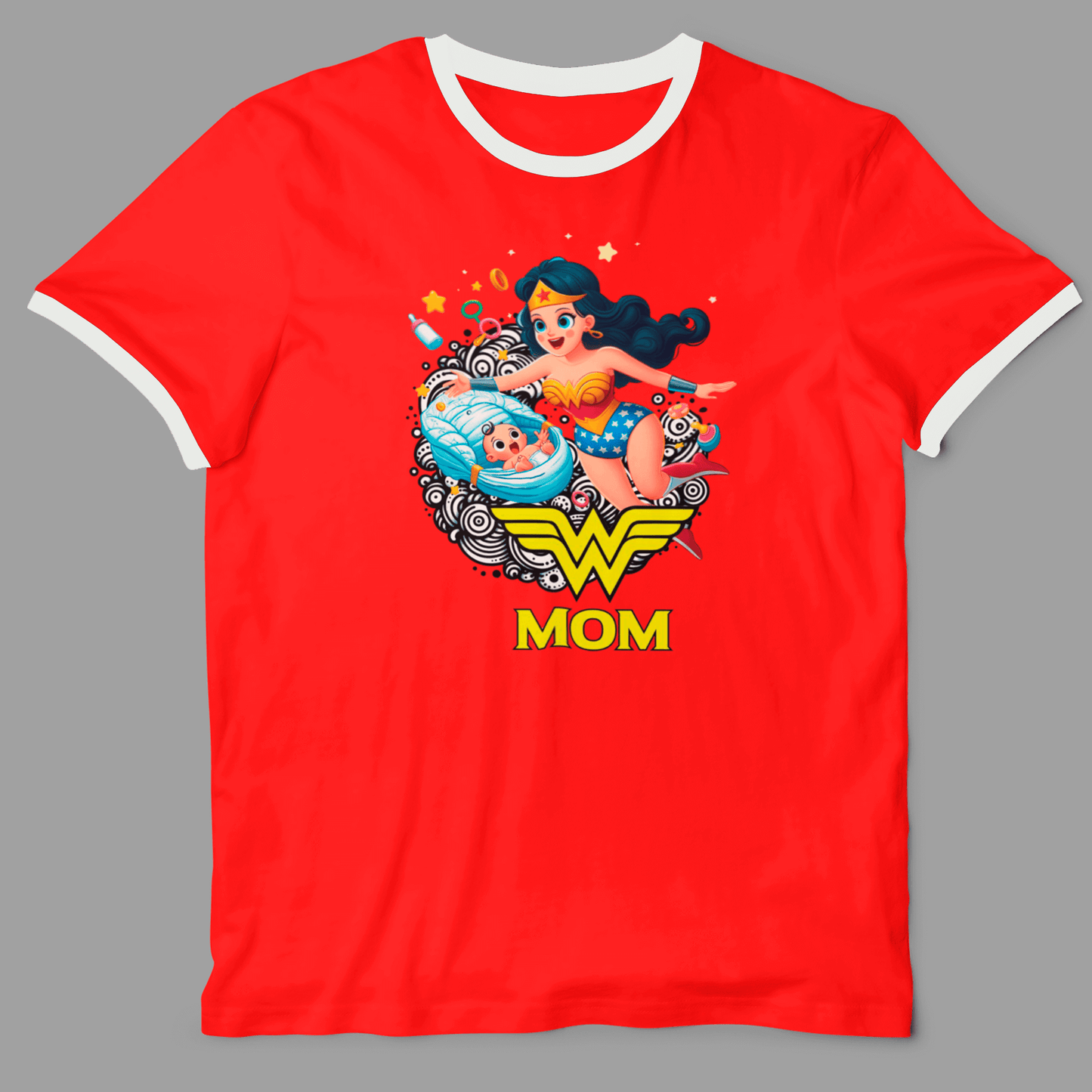 Camiseta "Wonder Mom" - Para las Mamás Súper Poderosas 🦸‍♀️💥