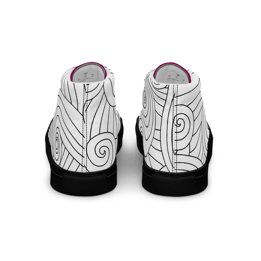 Zapatillas de lona de caña alta DOODLES - STARWAYTOHELEN