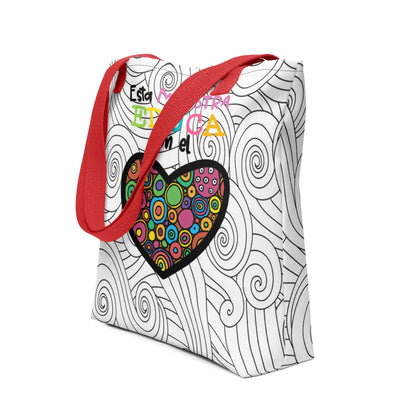 TOTE BAG ENSEÑA CON EL CORAZON