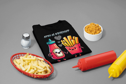 Camiseta Eres el Ketchup de Mis Patatas - ¡Amor a la Carta!