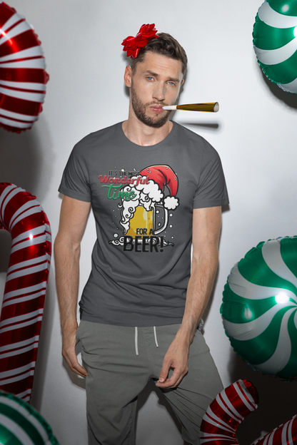 Camiseta It's the Most Wonderful Time for a Beer - ¡Navidad y Cerveza en Una Prenda!