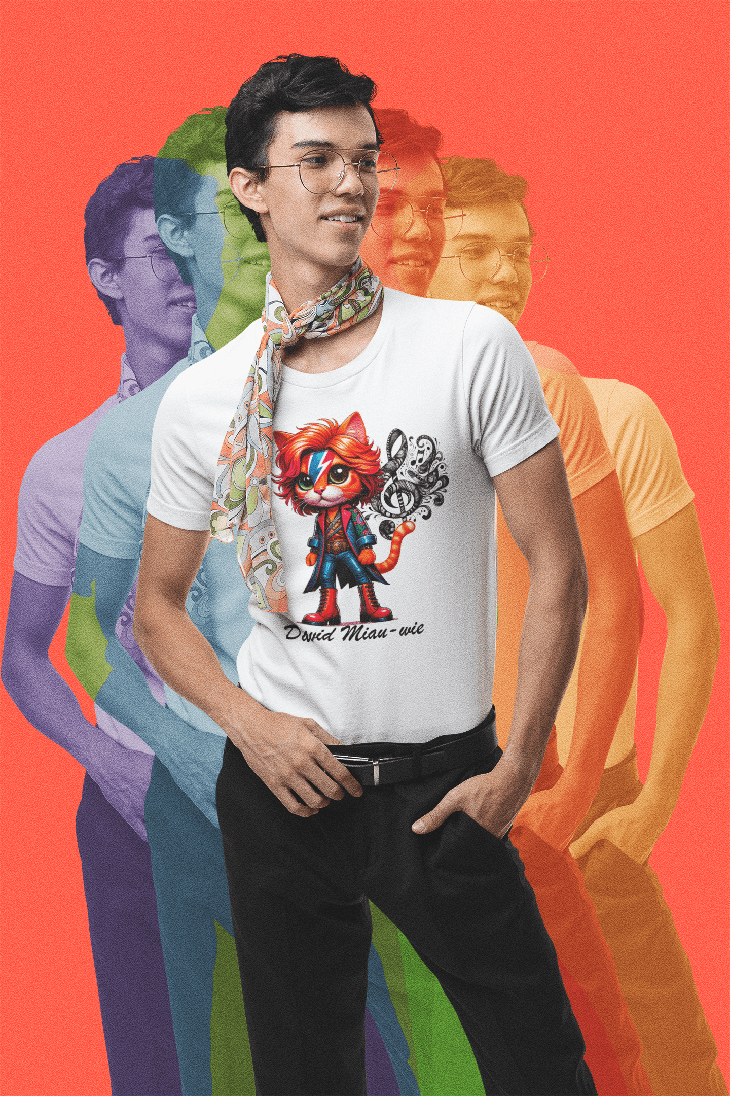 camiseta manga corta david bowie