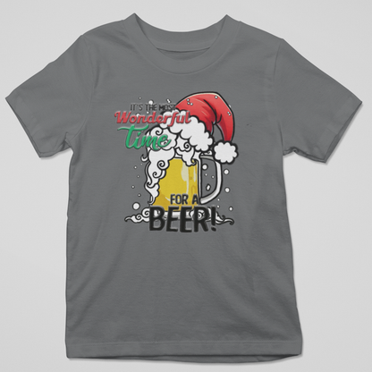 Camiseta It's the Most Wonderful Time for a Beer - ¡Navidad y Cerveza en Una Prenda!