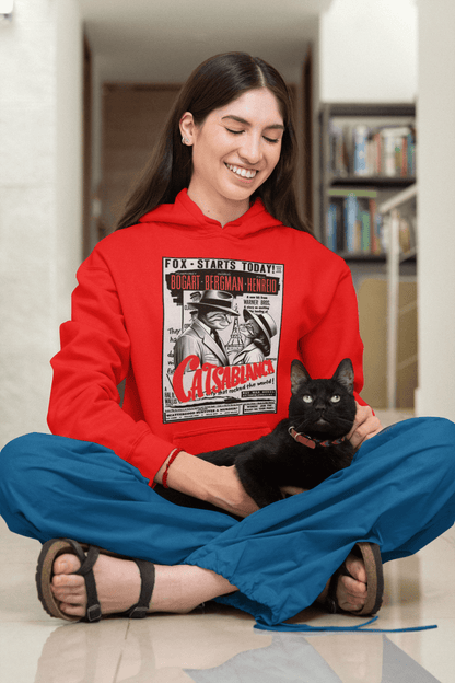 Sudadera "Catsablanca" - Cine Clásico con un Toque Felino