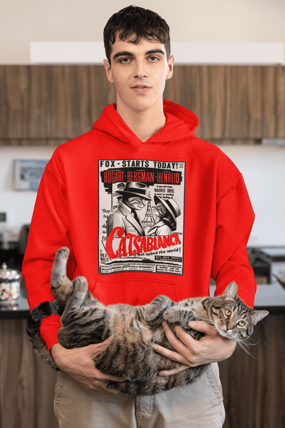 Sudadera "Catsablanca" - Cine Clásico con un Toque Felino