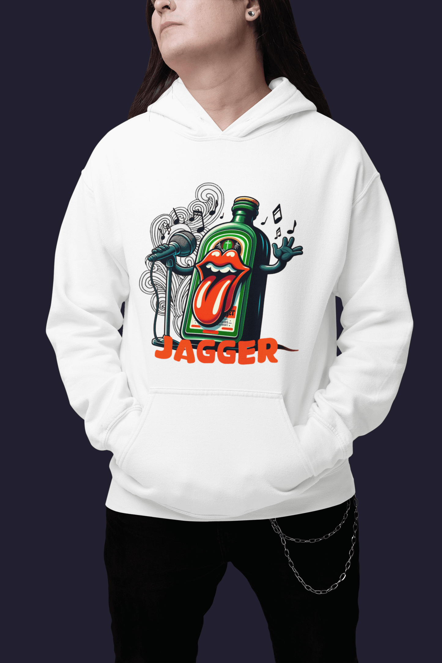 SUDADERA CON CAPUCHA THE  ROLLING STONES