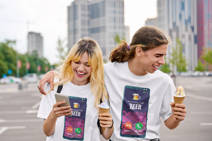 Camiseta "Incoming Call Beer" - Para los que nunca rechazan una cerveza

¡La llamada que siempre querrás contestar! Si eres de los que no pueden decir "no" a una buena cerveza fría, la camiseta "Incoming Call Beer" es justo lo que necesitas. Con un diseño divertido que imita una llamada entrante de tu bebida favorita, esta camiseta es el regalo perfecto para los amantes de la cerveza y del buen humor.

Características de la camiseta:
100% algodón, suave y cómoda para cualquier ocasión.
Divertido diseño con 