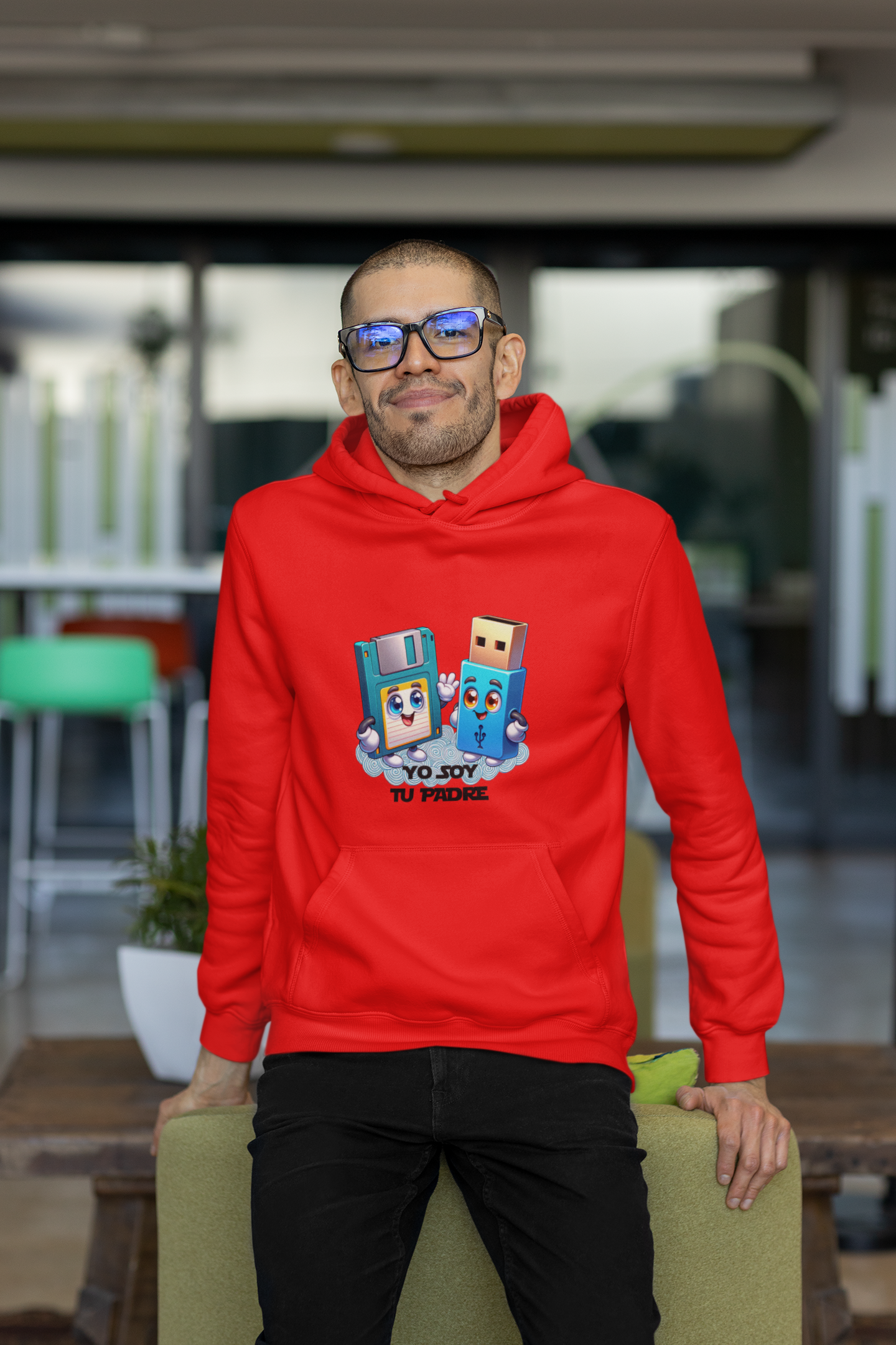 Sudadera "Yo Soy Tu Padre" - Para los Amantes de la Tecnología Retro y la Cultura Geek 💾➡️📀