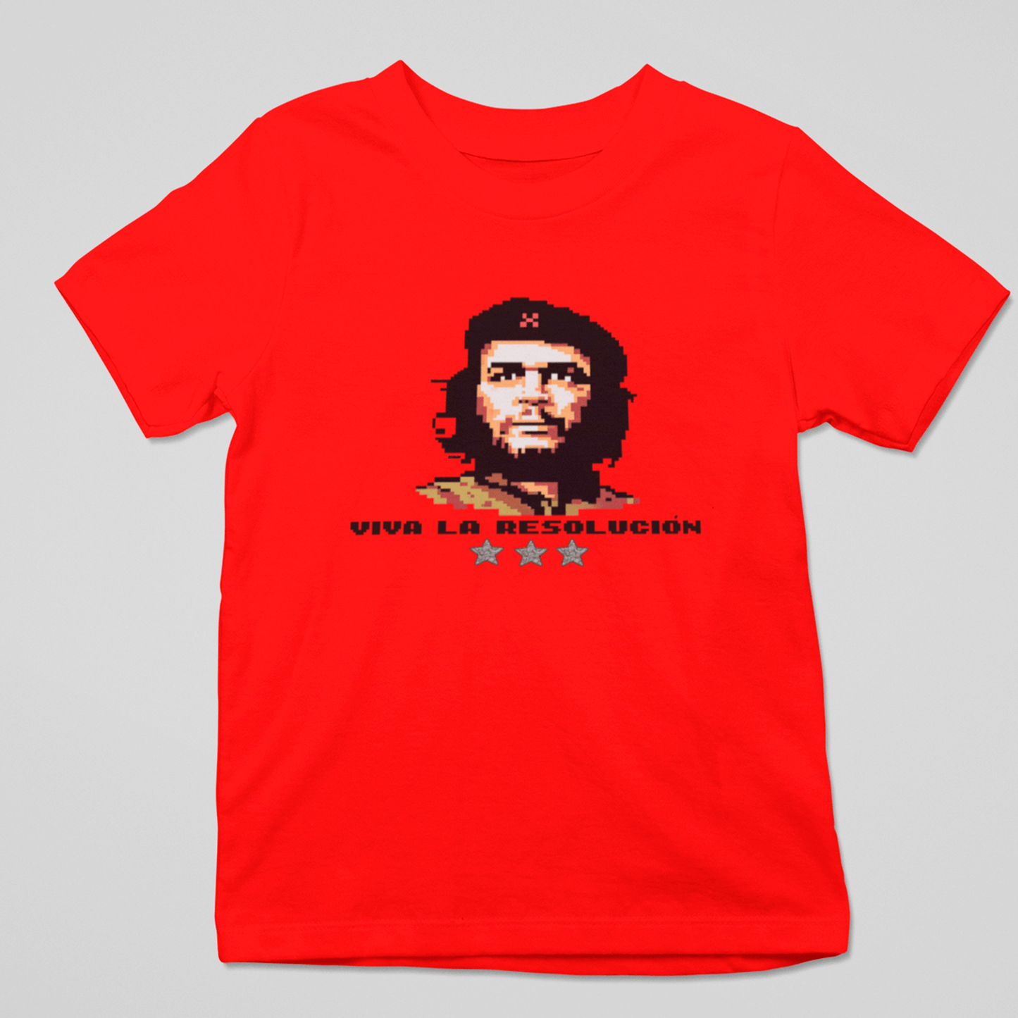 Camiseta "Viva la Resolución" - Humor Pixelado y Revolucionario 🌟🖥️