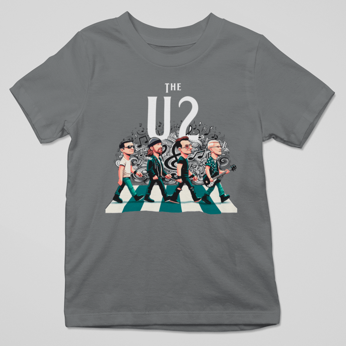 camiseta manga corta u2