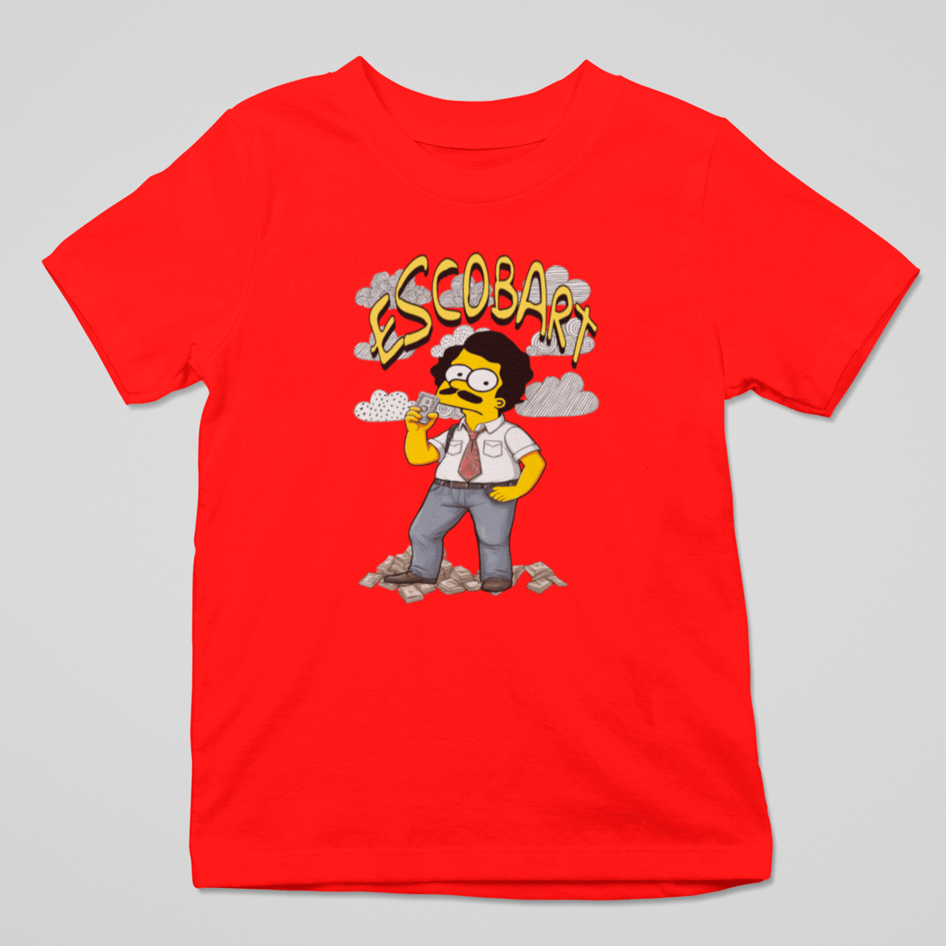 camiseta manga corta simpsoms