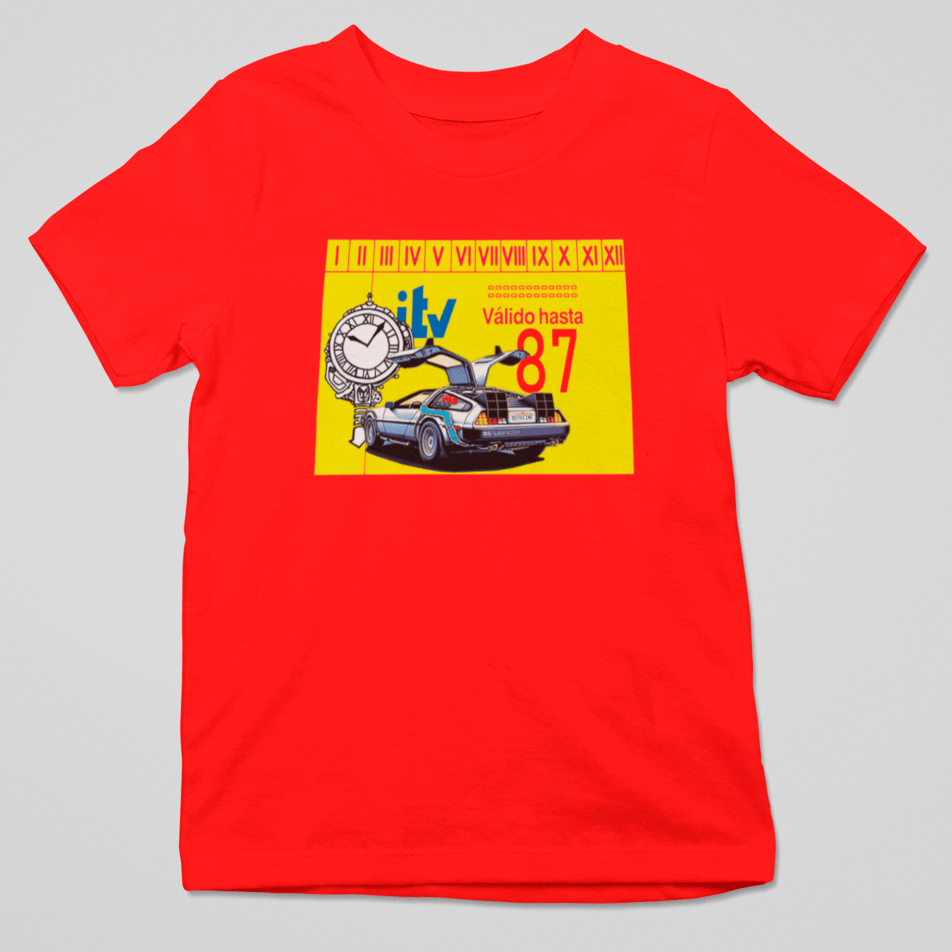 Camiseta manga corta regreso al futuro