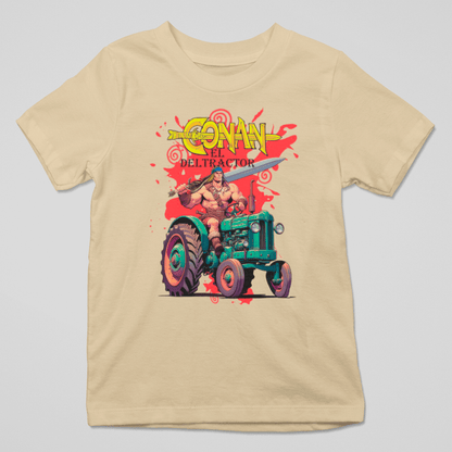 Camiseta "Conan El Deltractor" – ¡Fuerza y humor para los fans del campo y la aventura! 💪🚜