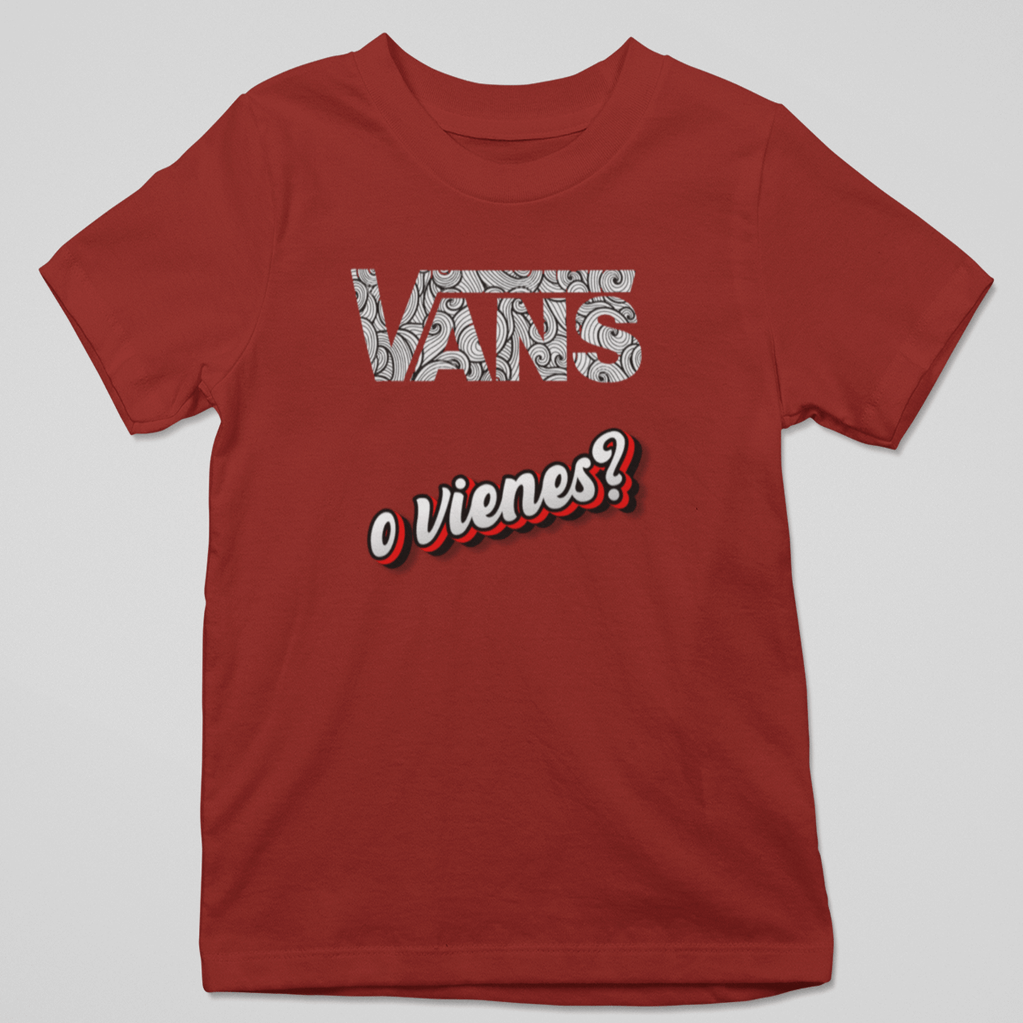 Camiseta "Vans o Vienes" - Humor y Estilo Urbano en una Prenda Única 🚶‍♂️🔥