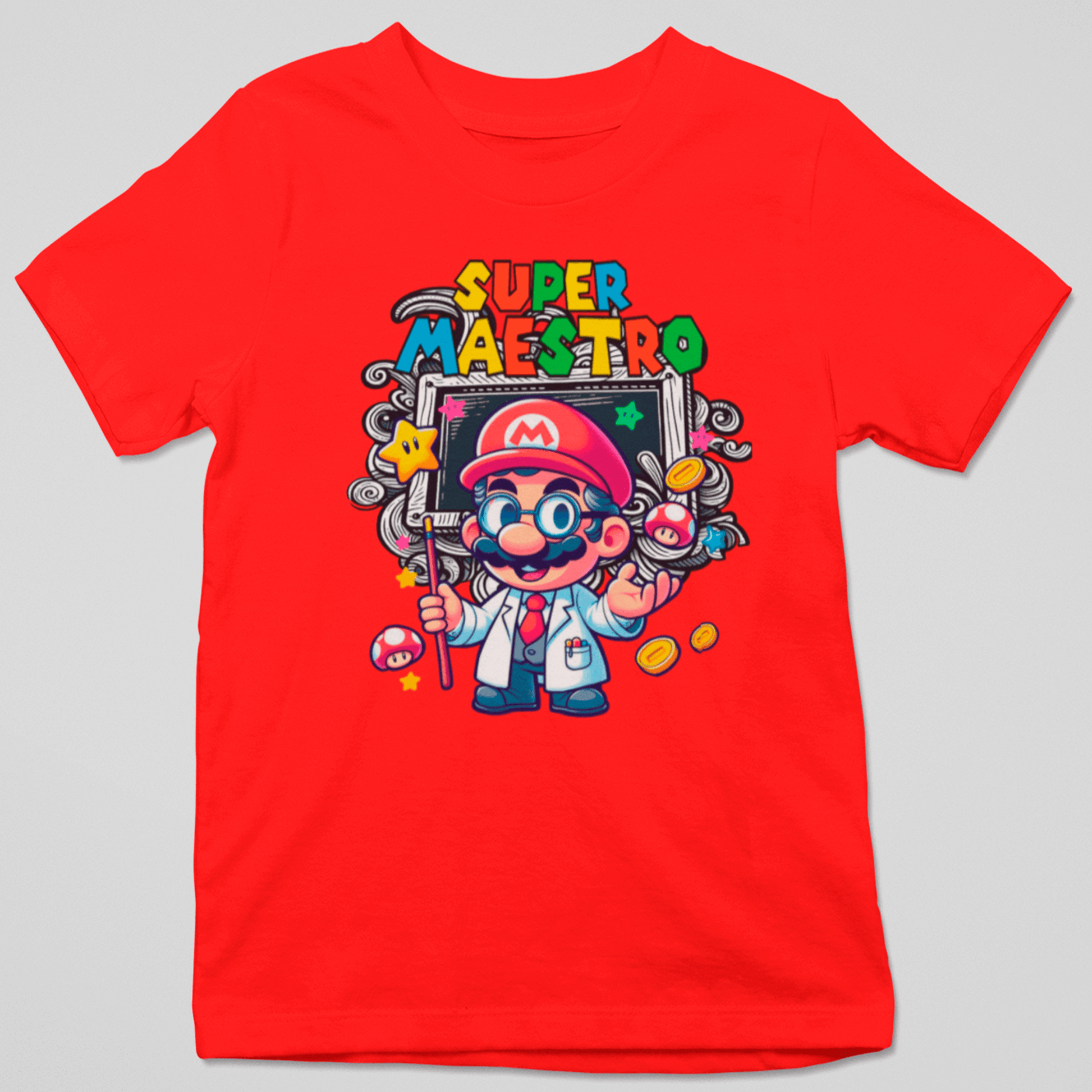 camiseta manga corta maestro