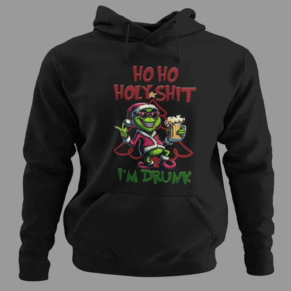 Sudadera Ho Ho Holy Shit
Grinch fiestero
Sudadera humor navideño
Ropa divertida Navidad
StarWayToHelen sudaderas