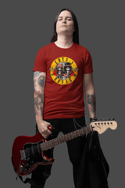 camiseta manga corta guns and roses