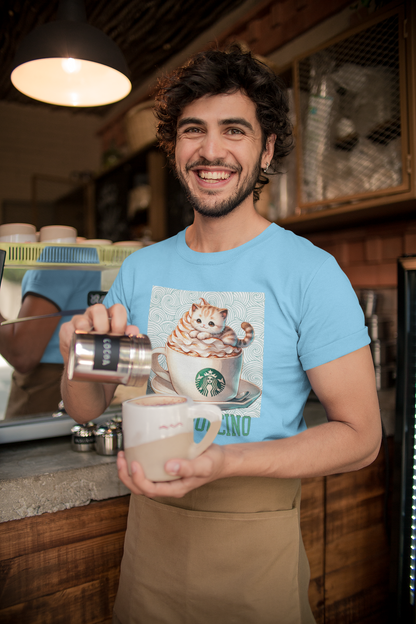 Camiseta "Catpuccino" - Dulzura y Café en un Solo Diseño ☕🐱