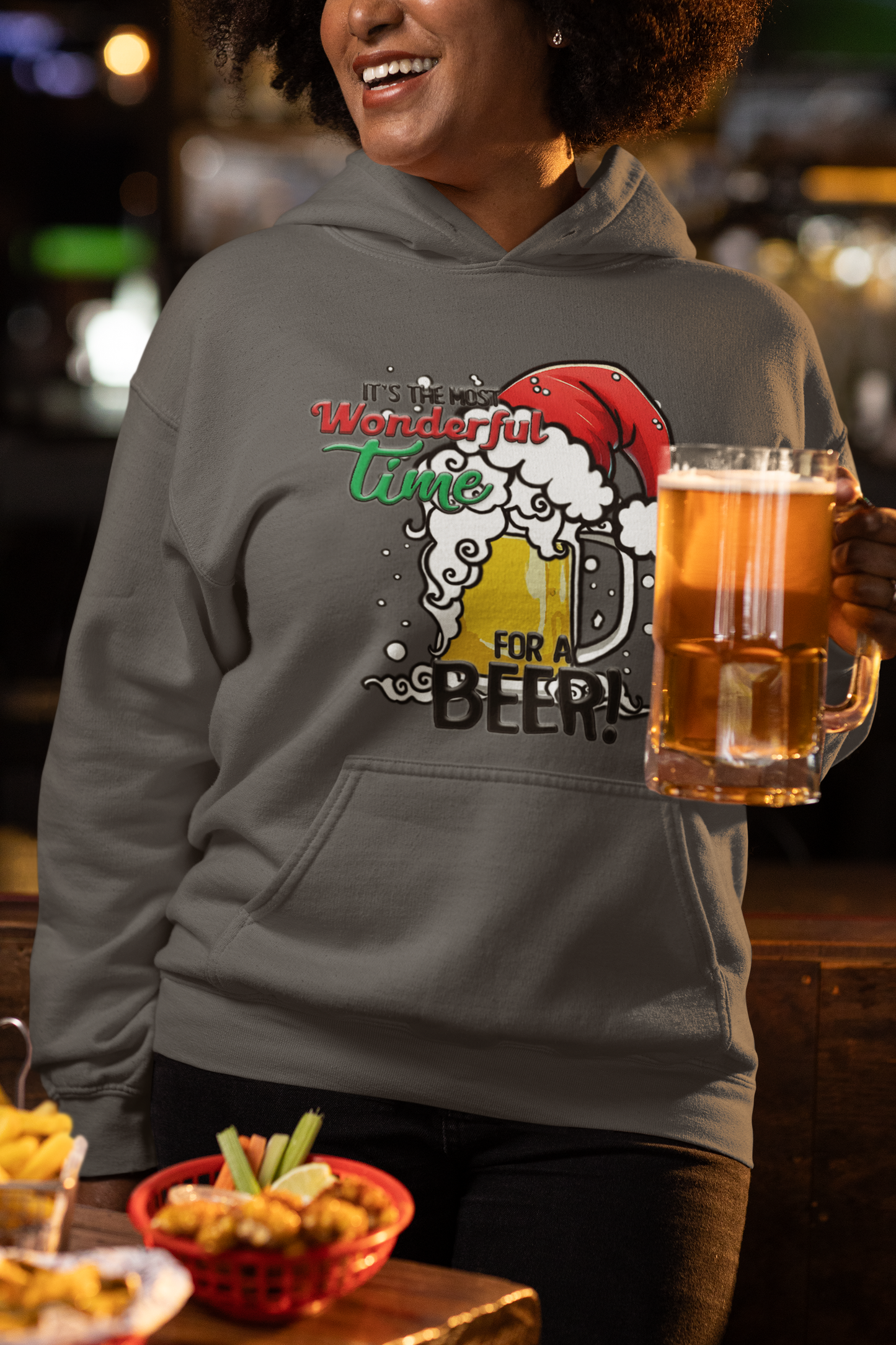 SUDADERA NAVIDAD CERVEZA