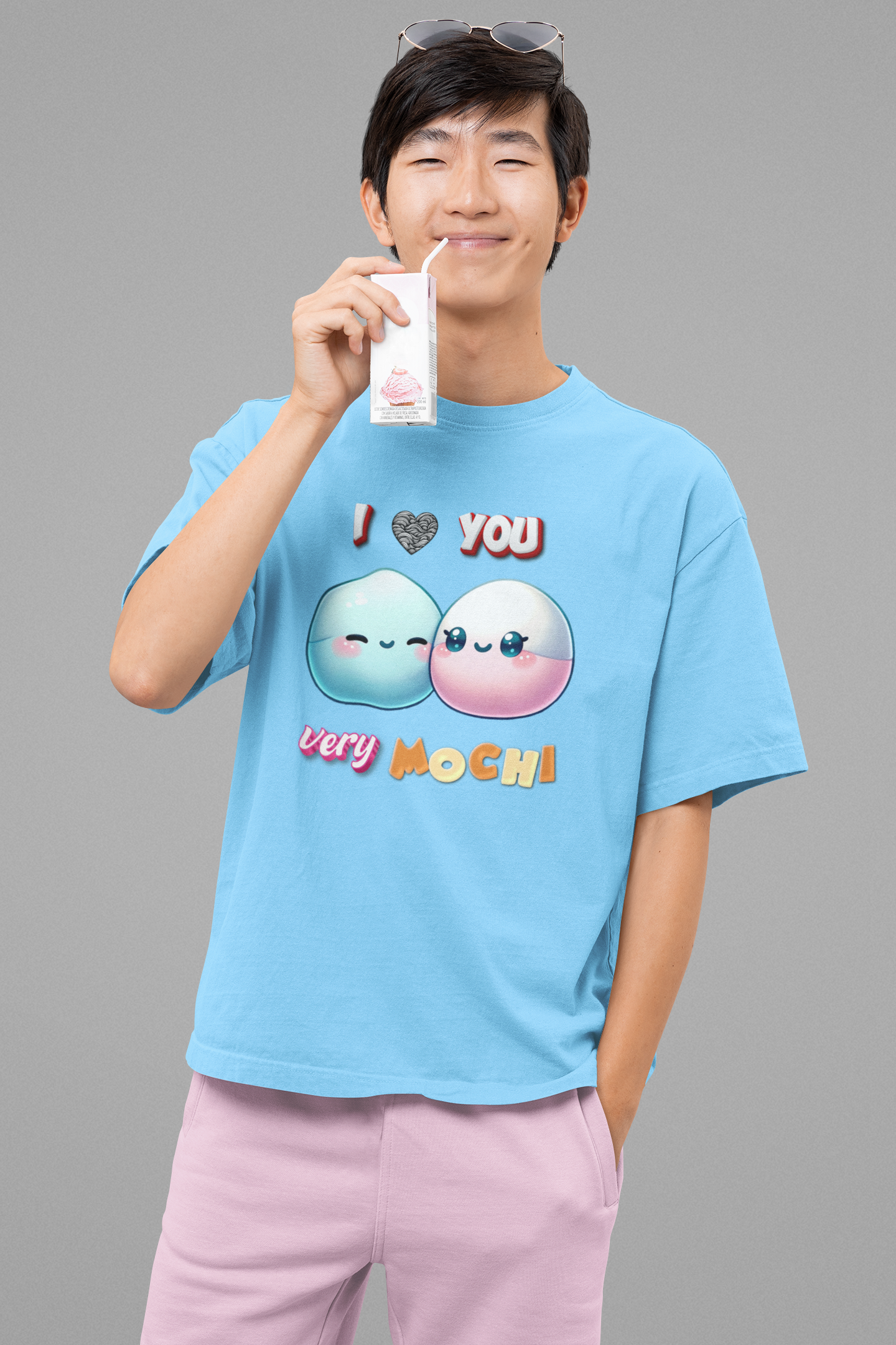 Camiseta "I Love You Very Mochi": El Amor Más Dulce