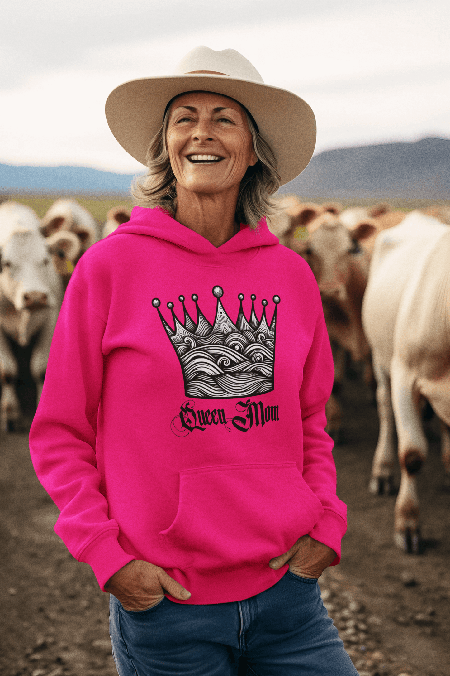 Sudadera Queen Mom - ¡Para las Mamás que son Reinas!