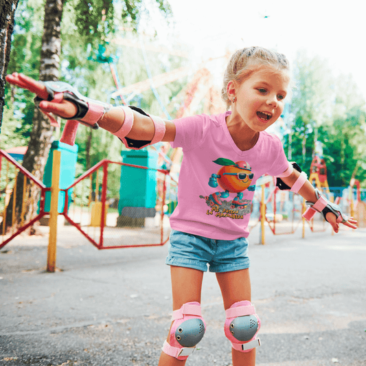 Camiseta Infantil "Me Patina La Mandarina": ¡Diversión y Estilo en una Prenda!